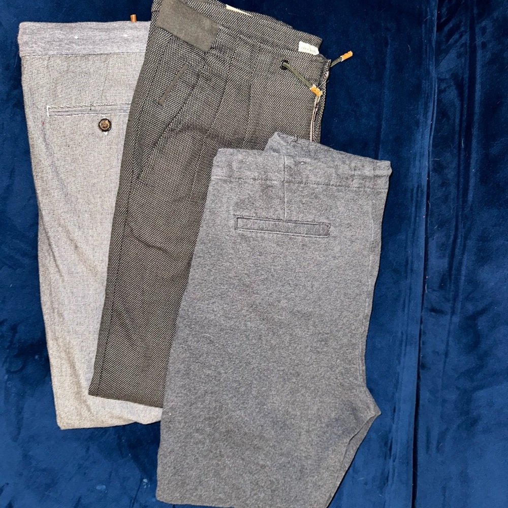 LAST CHANCE 4 Pairs Zara Teen Pull-on Drawstring Casual Dress Pants Slacks 13 14